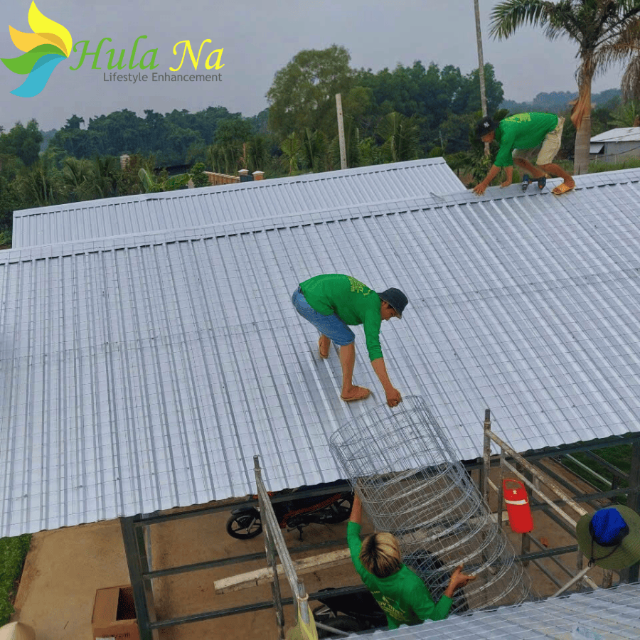 Thi công rơm nhân tạo