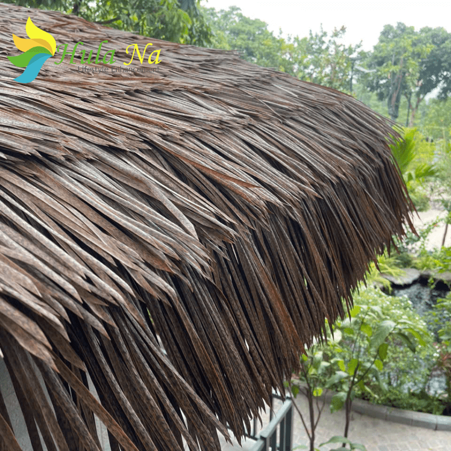 Mái rơm nhân tạo lợp mái ngoài trời tuổi thọ 7-10 năm